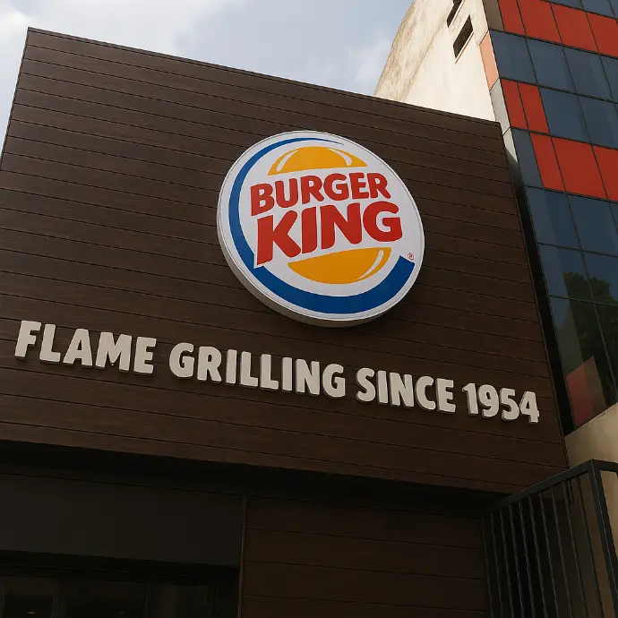 burger king recent work thunde & neon